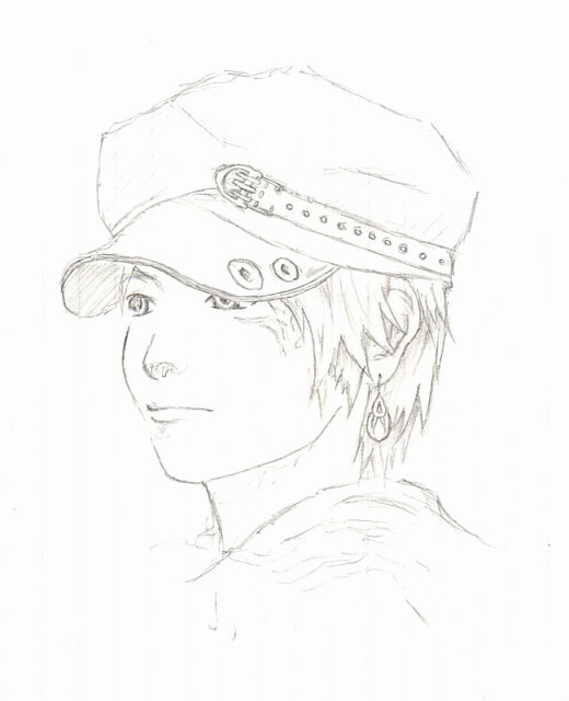 手書き落書き帽子書き
