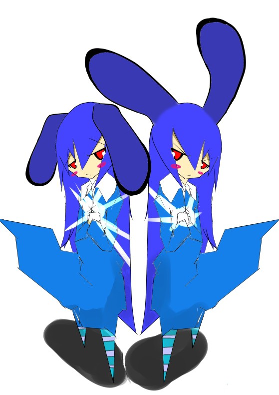 双子うさぎ