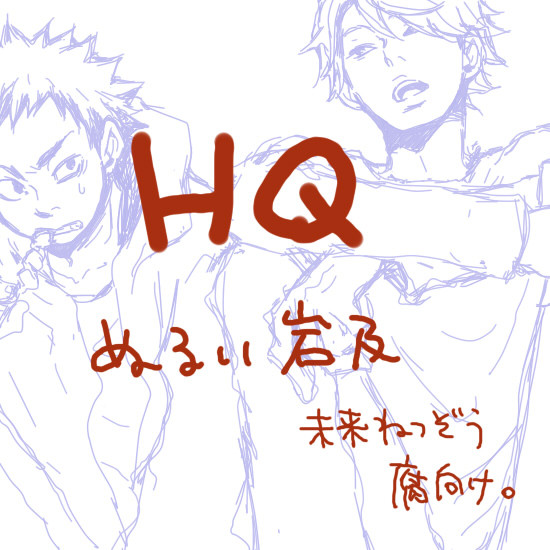 【HQ】飲み会にて(岩及)【腐】