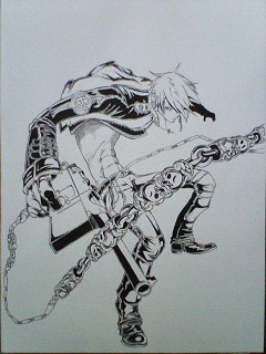 過去絵「DOGS ハイネ」