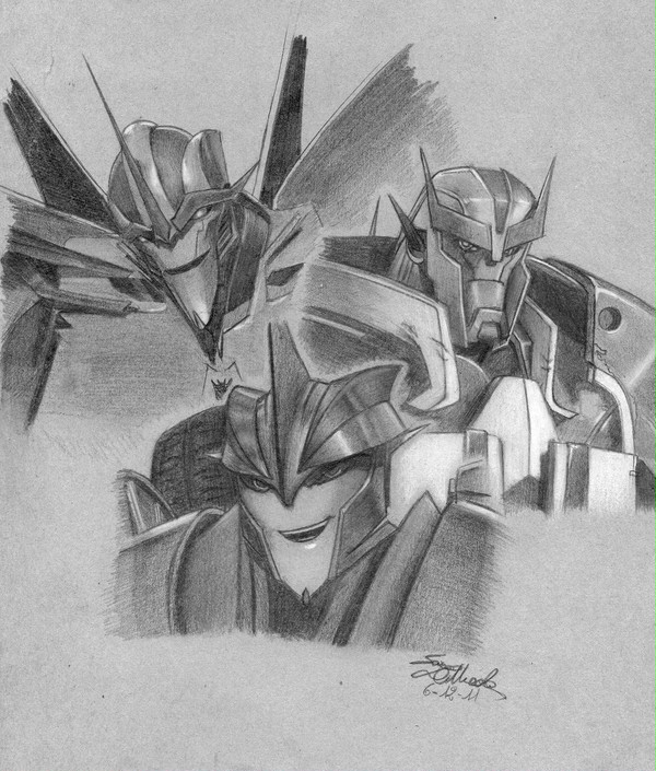 Starscream, Knock Out e Ratchet