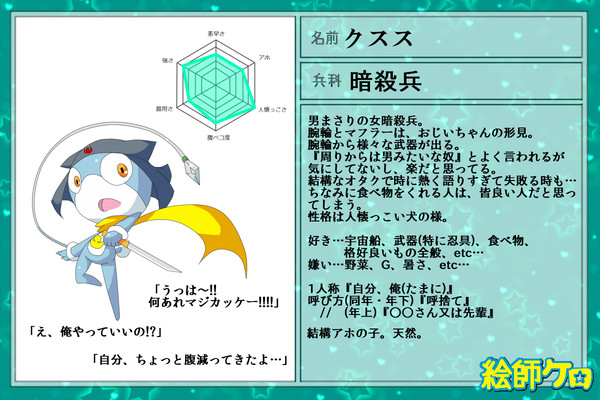 【絵師ケロ】クスス【参加します】