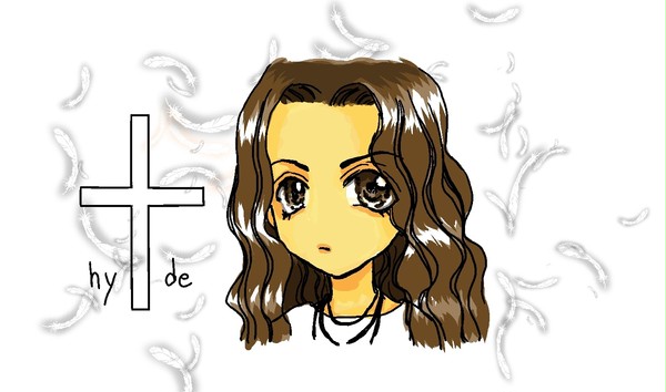 昔のhydeさん。（白）