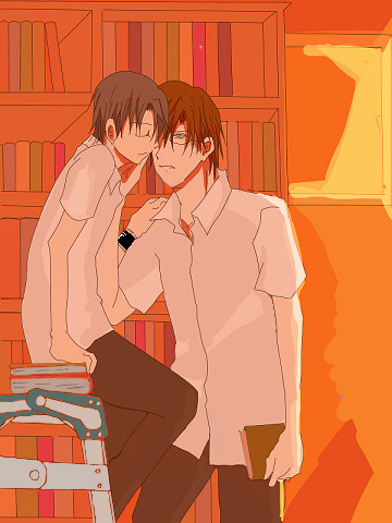 【腐向】図書室で