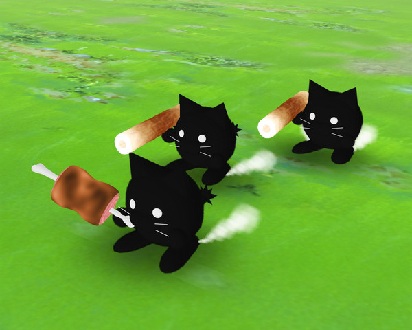 まるいくろねこのようなもの”tah版”