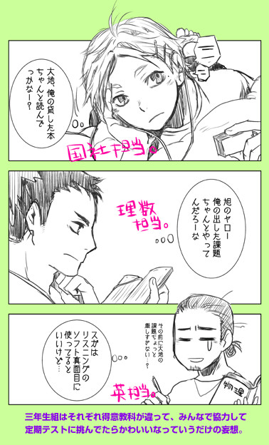 【HQ】三年生組とお勉強【SPARK御礼】