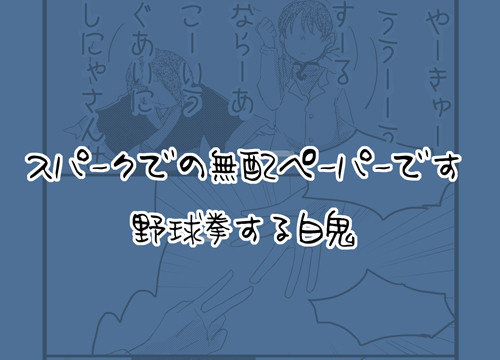 【白鬼】スパーク無配ペーパー