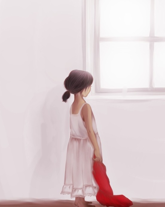 女の子とワンピース