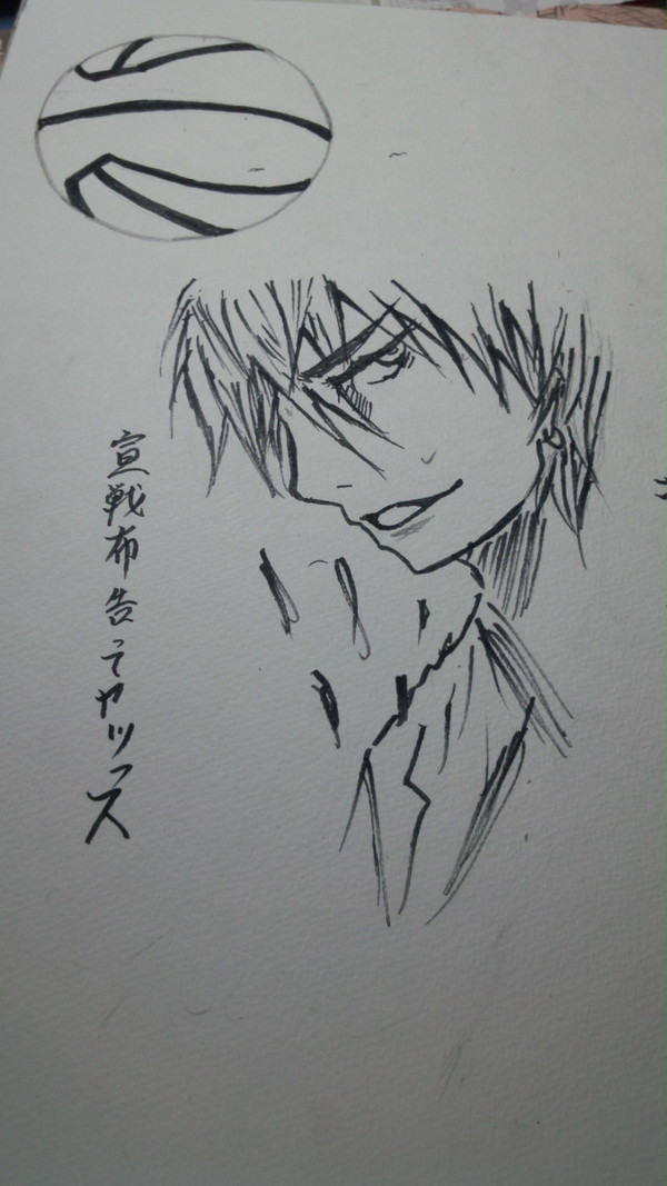 初めて描いたけどムズい(泣)