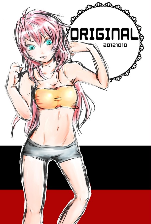ピンク髪の女の子