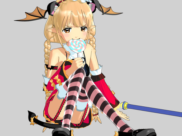 杏ハロウィン衣装で撮影してみた