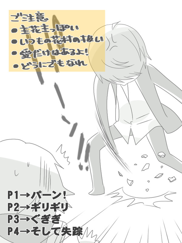 【腐向け】花村と番長がいちゃいちゃしてるだけ