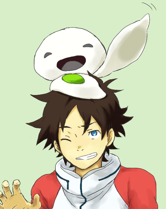 レントンと幼生ニルヴァーシュ