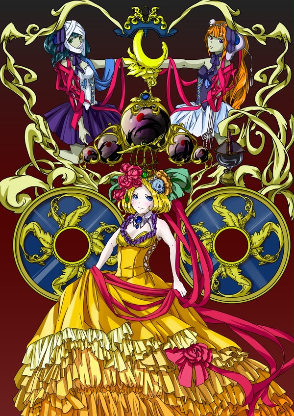 ネオニート先生の線画に色を塗りました