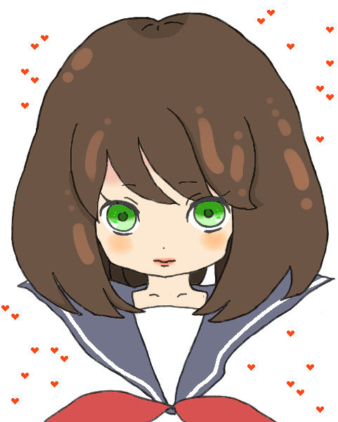 女子高生【色塗っただけ】