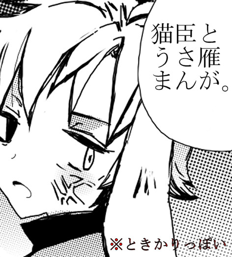 猫臣とうさ雁まんが