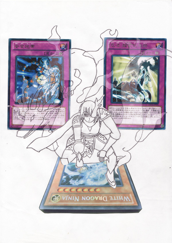 White Dragon Ninja　堂々日本上陸！【手描き】