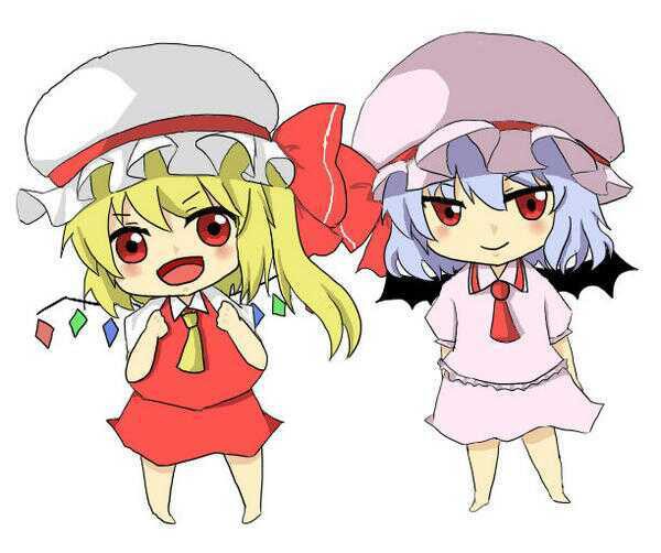 レミリアとフラン(チビキャラ)