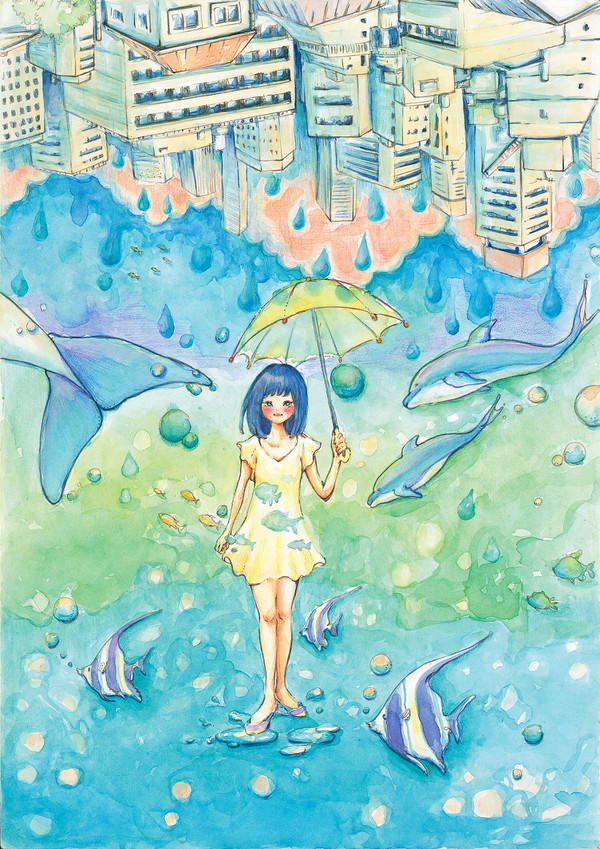 街ふる雨-girl's ver