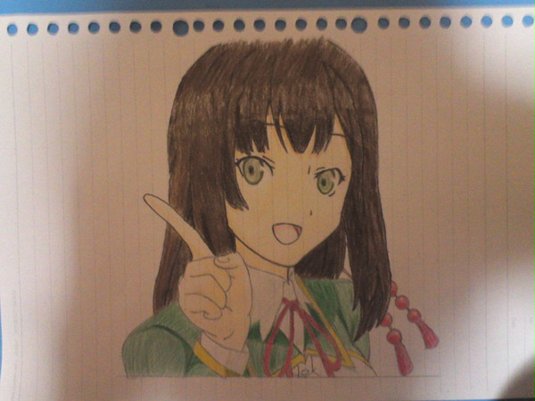 恋と選挙とチョコレートの東雲皐月を描いてみた