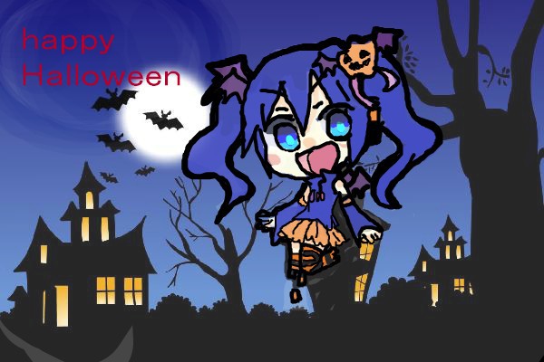 「はっぴーはろうぃんです！ご主人！」