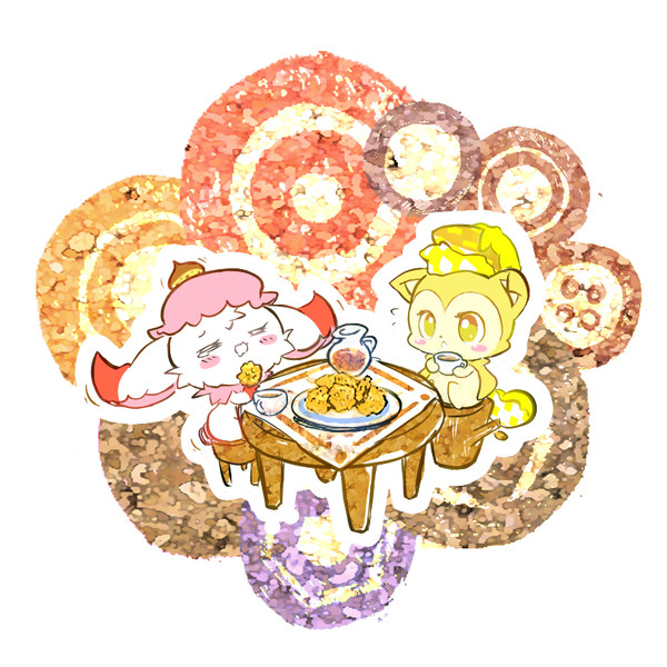 秋モモンガと秋ロップ。