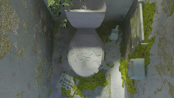 ２階のトイレを廃墟にする　２