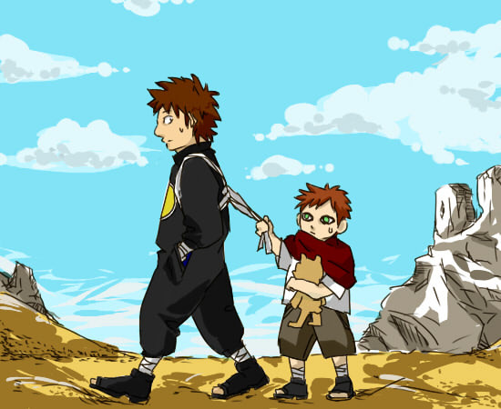 幼い兄と弟
