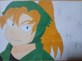 伊作に色を塗ってみた