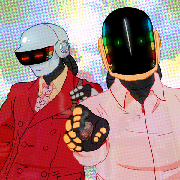 Daft punk doodles