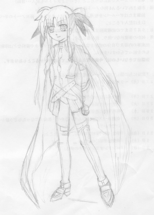 フェイト・テスタロッサを描いてみた
