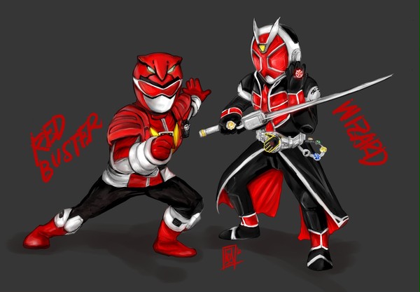 RED BUSTER and WIZARD