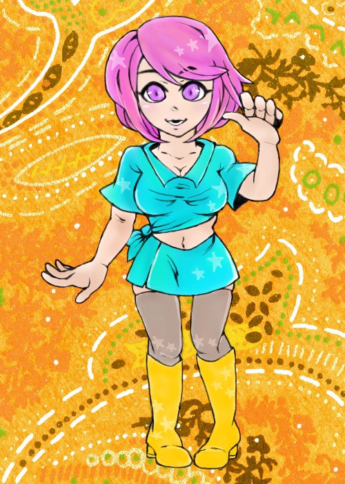 ネオン系女子