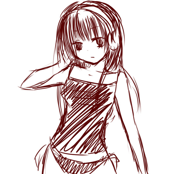 ヘッドホン女子