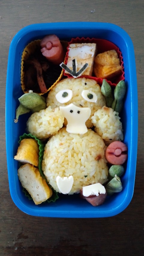 【キャラ弁】ポケモン　コダック弁当　