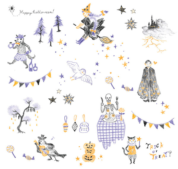 Halloween Paper用イラスト