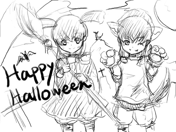ハロウィン双子