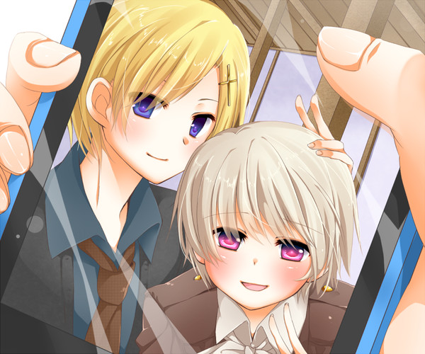 【イラリク】笑顔でピース