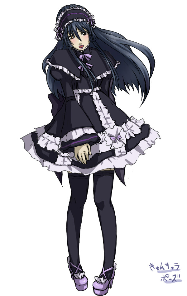 ゴスロリ落描き（アルト+シェリル）