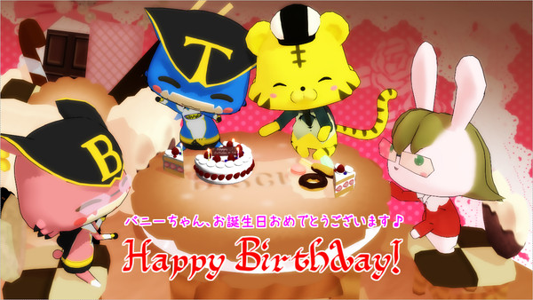バニーちゃん、お誕生日おめでとうございます!