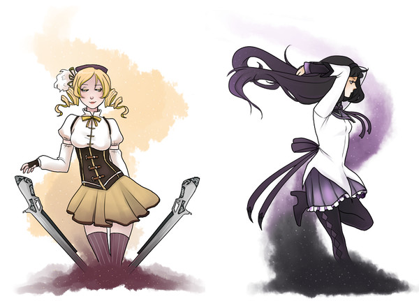 Mami + Homura