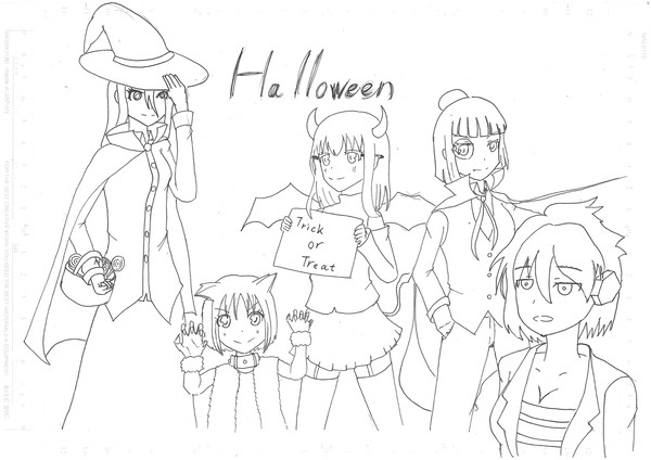 ハロウィンver宮守女子