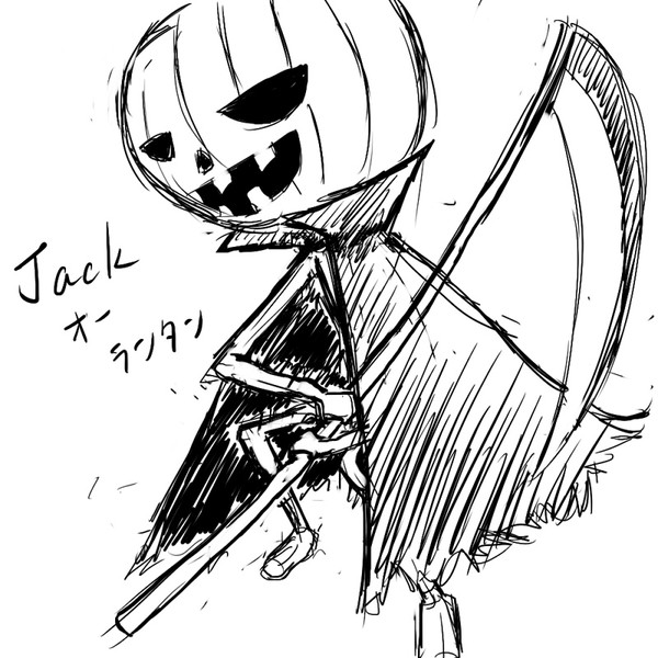うろ覚えで落描き