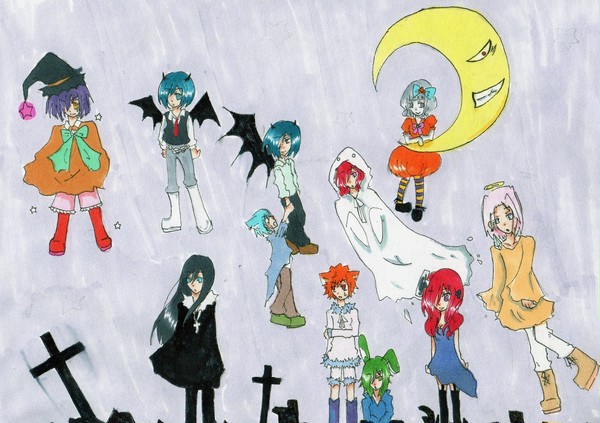 オリキャラ大集合ハロウィーン