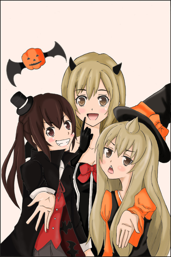 みなみけ　ハロウィン
