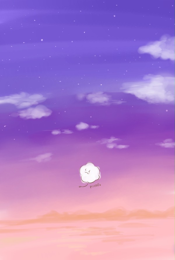 わたげと夕暮れ