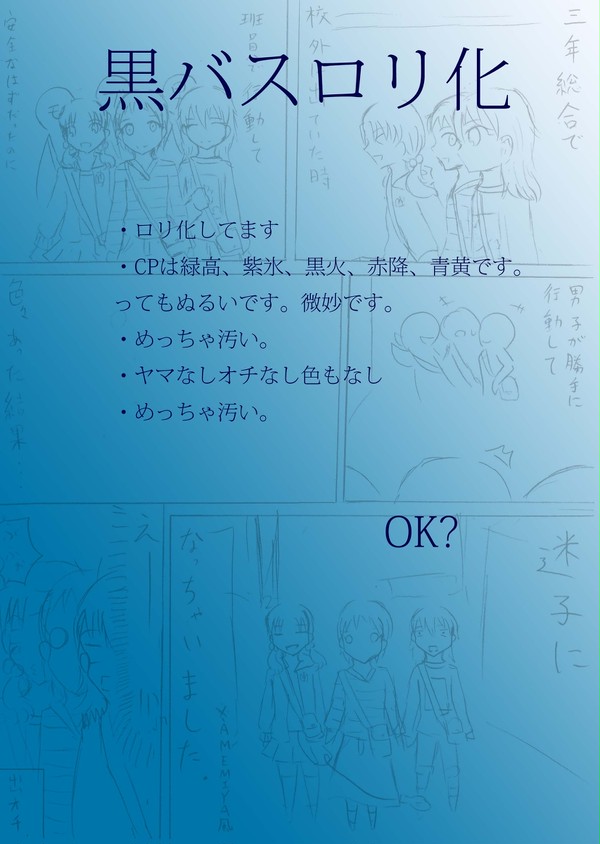 【黒バス】PG一年組が迷子になりまして。【ロリ化】