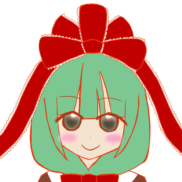 可愛いお顔を描いてみたかった、今は後悔している