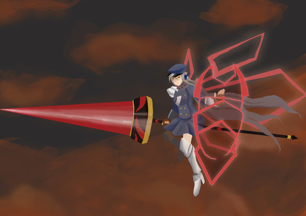 knight officer in flight