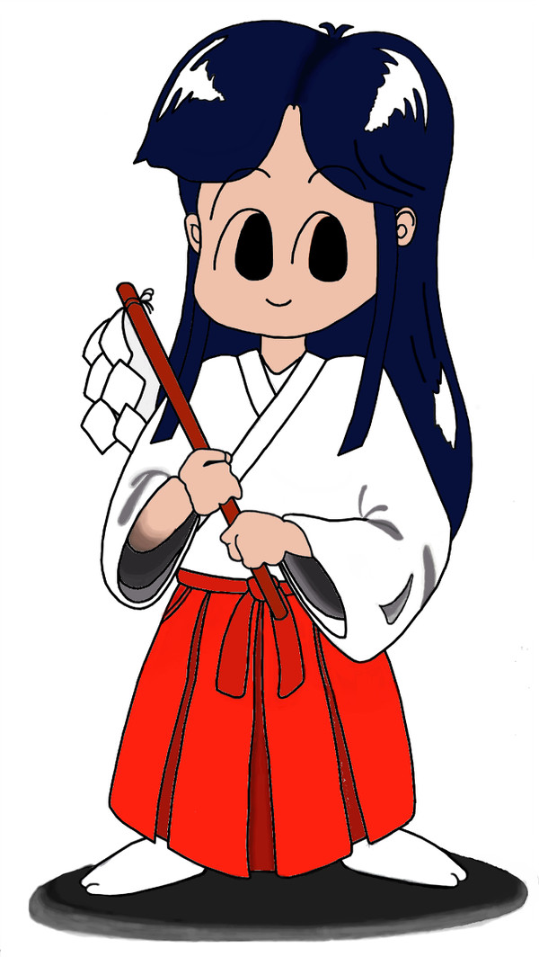 神社の巫女さん